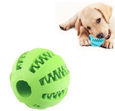 Juguete mordillo pelota porta alimento - Imagen 7